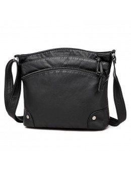 Женская кожаная сумка 8806-1 BLACK
